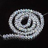 Electroplate Glass Beads Strands EGLA-A034-T2mm-L19-2