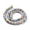 Handmade Polyester Clay Beads Strand CLAY-P001-02C-3