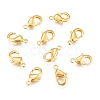 Brass Lobster Claw Clasps X-KK-902-G-2