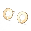 304 Stainless Steel Stud Earring Findings STAS-H104-01G-1