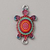 Alloy Enamel Connector Charms ENAM-WH0061-47L-1