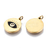316 Surgical Stainless Steel Enamel Charms X-STAS-S116-381A-G-2