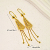 Hollow Brass Hoop Dangle Earrings for Women VK7557-2-2