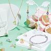 120Pcs Transparent Acrylic Pendants PALLOY-GA00026-4