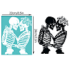 Self-Adhesive Silk Screen Printing Stencil DIY-WH0338-348-2