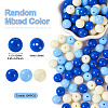 Opaque Acrylic Beads OACR-TAC0014-06G-4