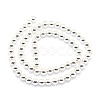 Electroplate Non-magnetic Synthetic Hematite Beads Strands G-L485-01F-S-3