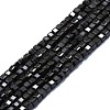 Natural Black Spinel Beads Strands G-P457-B01-31-1