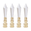 4Pcs Glass Lampshade Decorations AJEW-SW0001-03LG-1