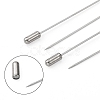 Tarnish Resistant 304 Stainless Steel Brooch Findings X-STAS-S066-01-3