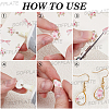 30Pcs 304 Stainless Steel Earring Hooks STAS-SP0002-07-5