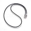 Rubber Cord Necklaces Making MAK-L023-01B-1