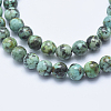 Natural African Turquoise(Jasper) Beads Strands G-E444-47-6mm-3