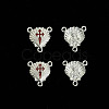 Alloy Enamel Chandelier Component Links AL-CBA2261-01-1