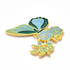 Rack Plating Alloy Enamel Big Pendants LS-ENAM-N056-399E-G-2