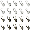 20Pcs 2 Colors Brass Leverback Earring Findings KK-YW0002-24-1