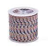 11M Polyester Braided Cord with Cotton Core & Metallic Thread OCOR-Z006-01-29-1