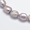 Natural Cultured Freshwater Pearl Beads Strands LS-PEAR-K003-19B-3