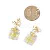 Handmade Glass Seed Beads Dangle Stud Earrings EJEW-MZ00545-03-4