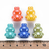Pearlized Opaque Acrylic Beads MACR-S373-41I-4
