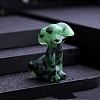 Natural Ruby in Zoisite Carved Dog Statue PW-WG97821-11-1