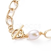 Aluminium Paperclip Chain Necklaces NJEW-JN02865-2