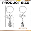 20Pcs Alloy Keychains KEYC-HY00018-2