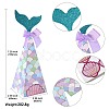 20Pcs 4 Colors Mermaid Tail Shape Candboard Box CON-CJ0001-22-2