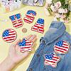 Towel Embroidery Cloth Iron on/Sew on Patches DIY-FG0004-48-3