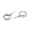Tarnish Resistant 201 Stainless Steel Earring Hooks STAS-Z036-01P-2