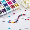 15 Colors Dyed Synthetic Turquoise Beads G-GA0001-02-4