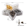 350~400Pcs 5 Colors Iron Bead Tips IFIN-YW0001-33-7