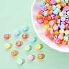 Opaque Acrylic Beads MACR-YW0001-18A-4