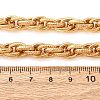 Hammered 304 Stainless Steel Rope Chains SA-CBAE0F2-20G-2