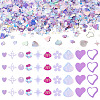 100G Plastic Sequins Beads PVC-TA0001-04C-1