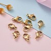 Ion Plating(IP) 304 Stainless Steel Lobster Claw Clasps STAS-H353-B-02G-6