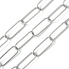 Tarnish Resistant 304 Stainless Steel Oval Link Chains CHS-K018-06P-1