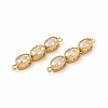 Rack Plating Eco-Friendly Brass Micro Pave Cubic Zirconia Pendants KK-K165-27G-01-3