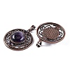 Natural Amethyst Pendants G-Q158-03-04-2