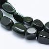 Synthetic Green Goldstone Beads Strands G-K203-37-3