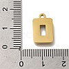 Ion Plating(IP) 304 Stainless Steel Manual Polishing Pendants STAS-M059-01G-A01-3
