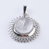 Natural & Synthetic Mixed Stone Pendants G-P352-C-2