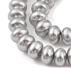 Electroplated Shell Pearl Beads Strands BSHE-C006-04B-3