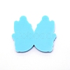 Teardrop with Lady Silicone Statue Pendant Molds DIY-WH0175-51-2