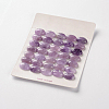 Natural Amethyst Gemstone Oval Cabochons G-J329-13-10x12mm-2