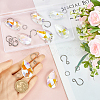 DIY Teardrop Crystal Chandelier Parts Making Findings DIY-SP0001-30-3