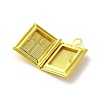 Rack Plating Brass Lcoket Pendants KK-C053-03G-2