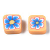 Handmade Polymer Clay Beads CLAY-N008-034F-2