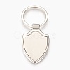 Zinc Alloy Cabochon Settings Keychain KEYC-E028-06P-1