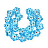 Handmade Silver Foil Lampwork Beads Strands FOIL-T004-03D-2